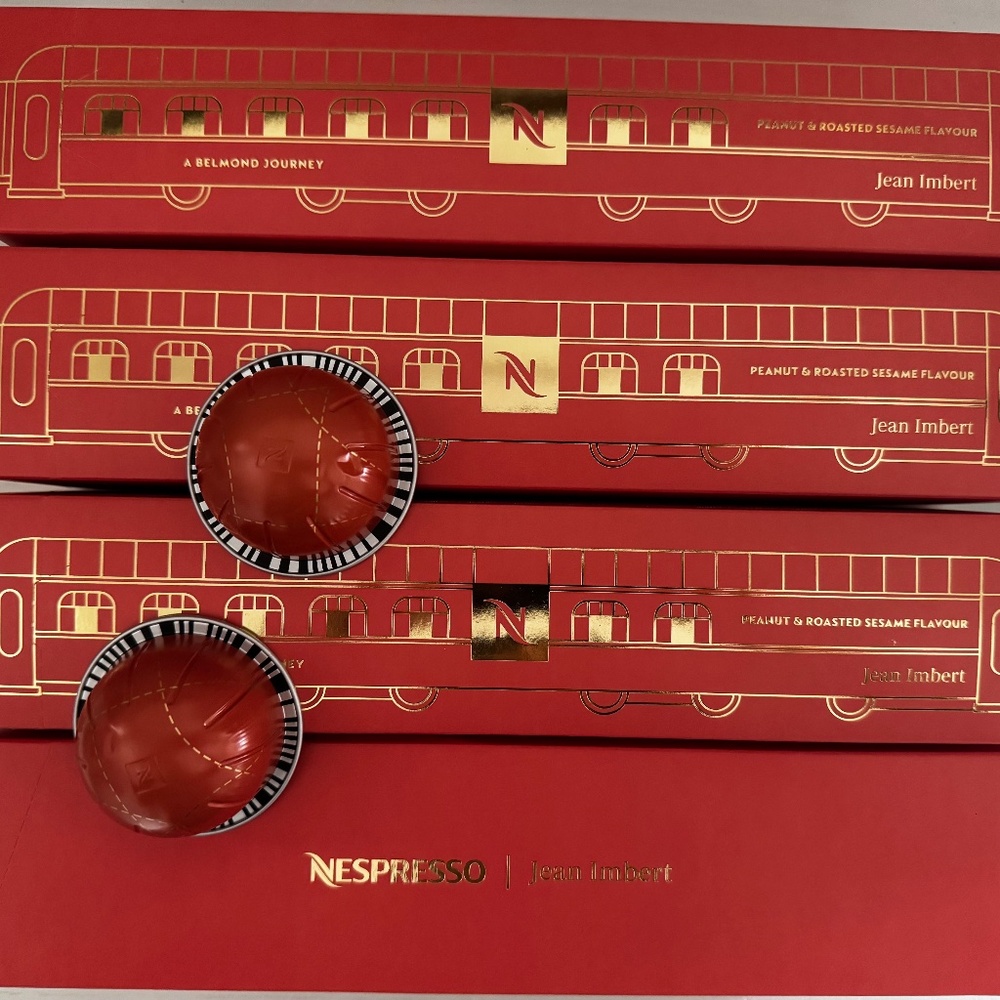 Nespresso Vertuo 2024 Peanut and Roasted Sesame Limited Edition 4 Sleeves (READ)